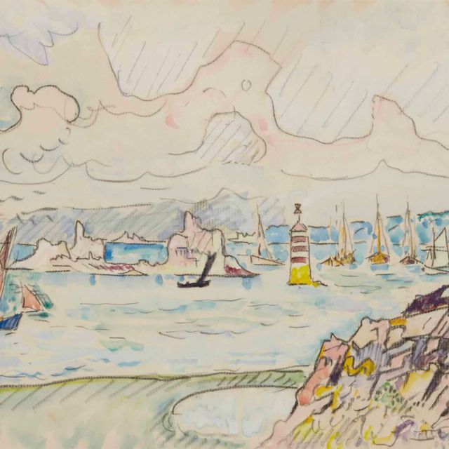 Paul Signac — Ле-Трие, вю-де-Кермустер