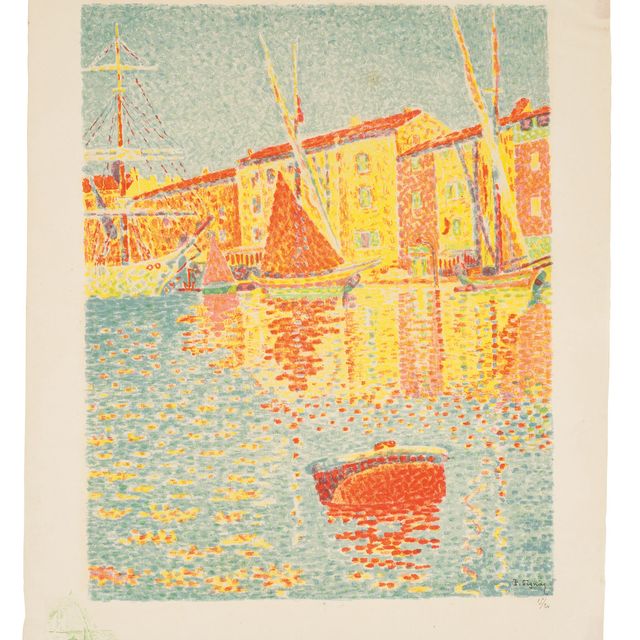 Paul Signac — Ла-Буэ (Сен-Тропе: Ле-Порт)