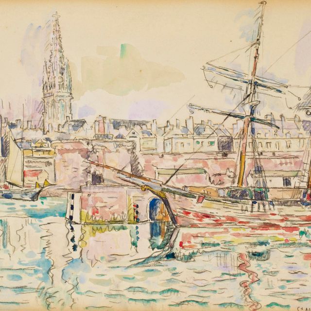 Paul Signac — Утро в Сен-Мало