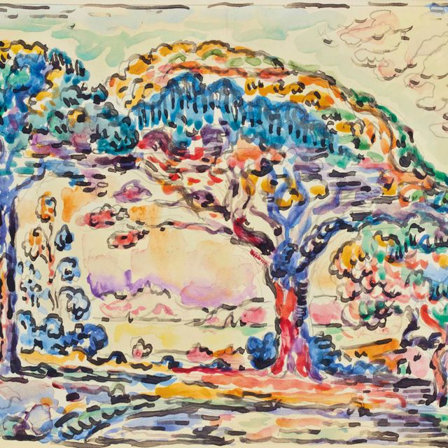 Paul Signac — Сен-Тропе, ла-Байе (в апреле "Ла-Байе (Сен-Тропе)", Каша № 431)