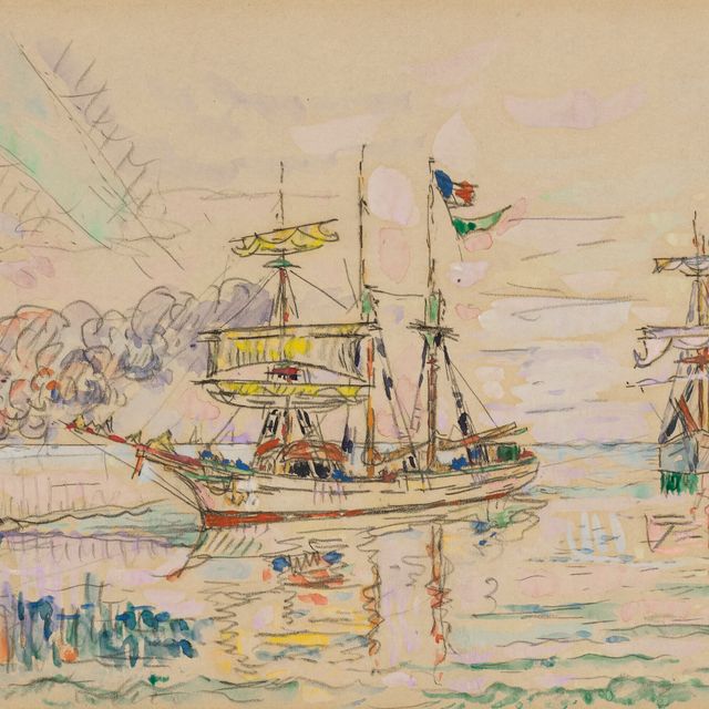 Paul Signac — Сен-Мало. Лес Терреневас