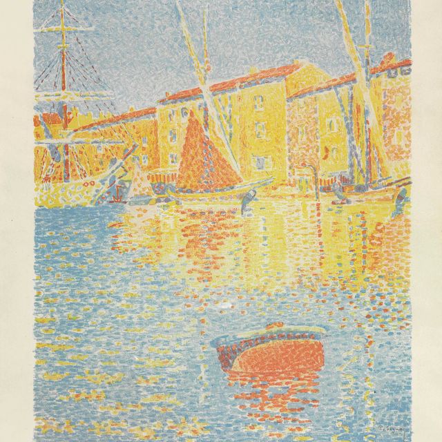Paul Signac — Ла-Буэ, Сен-Тропе; ле-Порт