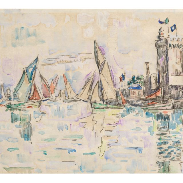 Paul Signac — Сабль-д'Олон, ла-тур-д'Арундель