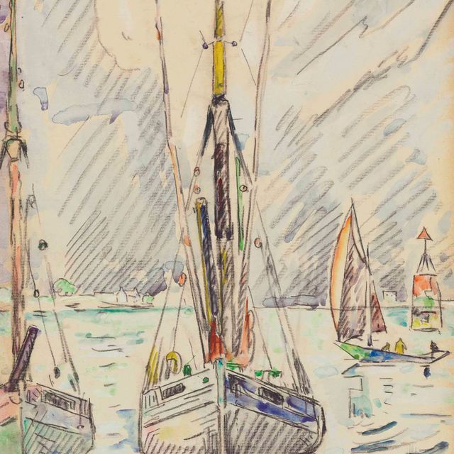 Paul Signac — Порт-Луи, Тонье-а-л'Анкр