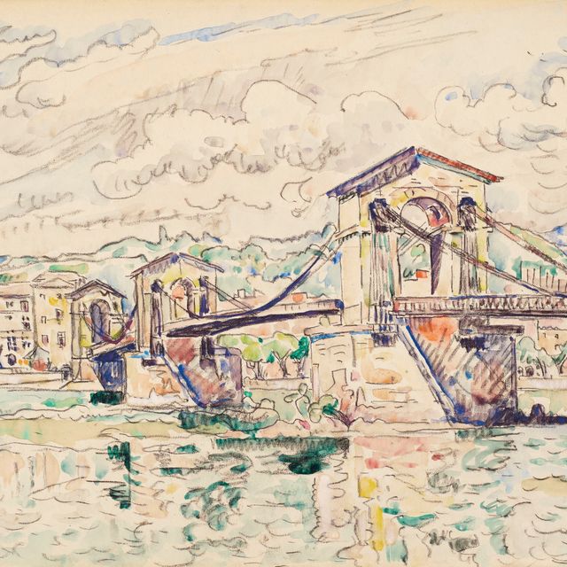 Paul Signac — Ле-Пон-де-Бур-Сент-Андеоль