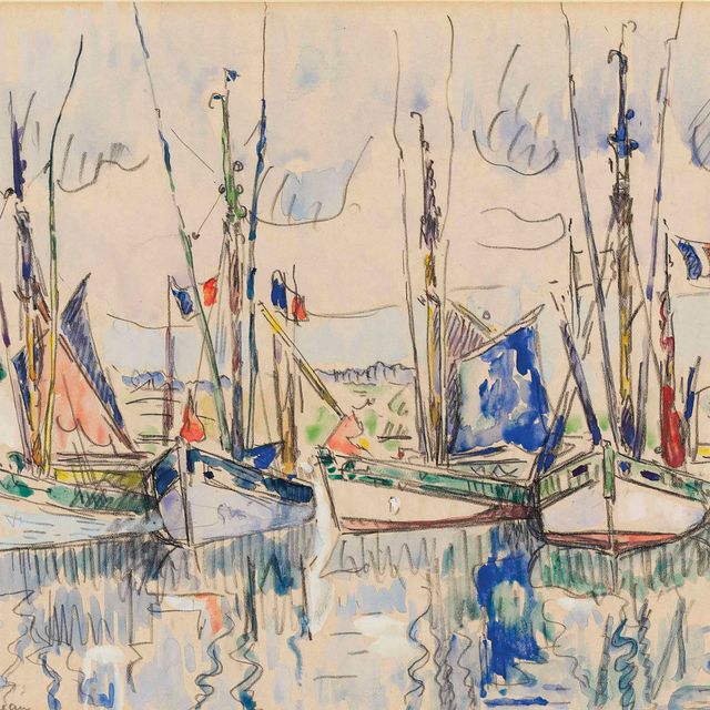 Paul Signac — Бато а Конкарно