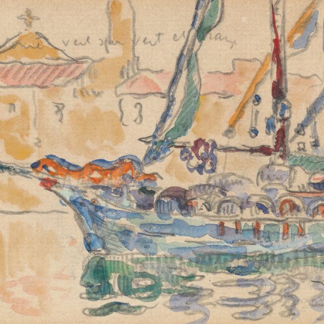 Paul Signac — Сен-Тропе. Тартаны