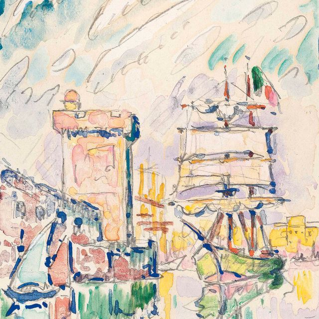 Paul Signac — Марсель, портовая вылазка
