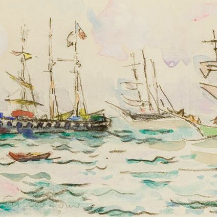 Paul Signac — Замок Сен-Мало