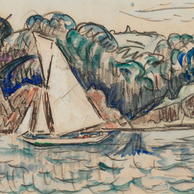Paul Signac — Вуаль-навигатор в ле-Трие