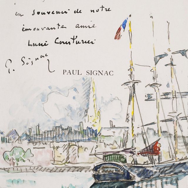 Paul Signac — Путешествие по Анкре, по большому бретонскому порту