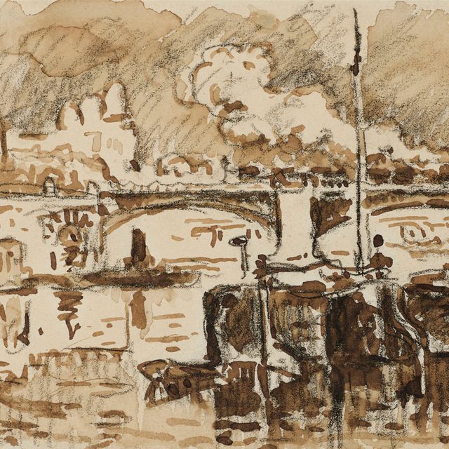 Paul Signac — Париж, ле-пон-де-Гренель