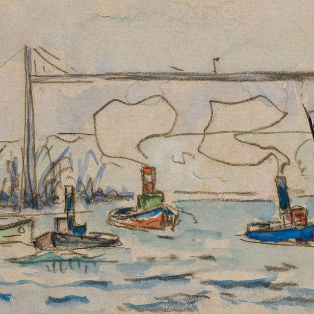 Paul Signac — Порт-де-Руан