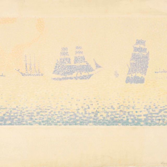 Paul Signac — Лес Бато (Корнфельд, 13)