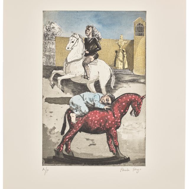 Paula Rego — Прокатись на петушиной лошадке, из: Детские стишки