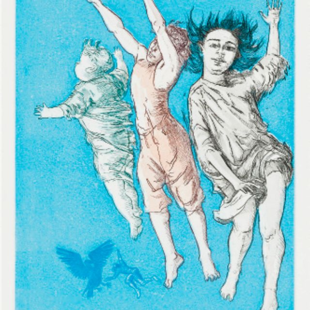 Paula Rego — Капитан Крюк и пропавший мальчик, автор: Питер Пэн (Розенталь, 80)