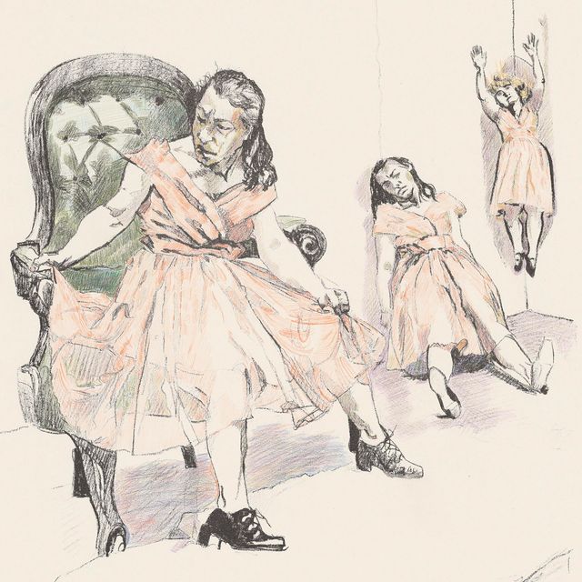 Paula Rego — Платье лососевого цвета