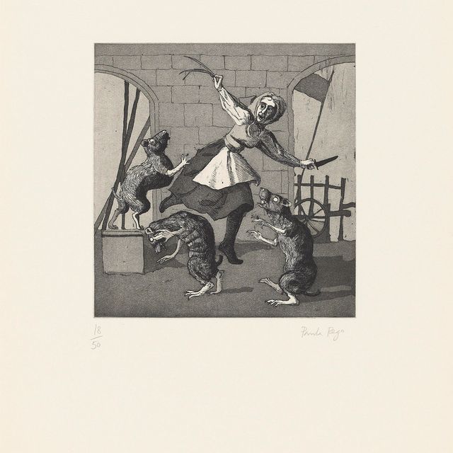 Paula Rego — Три слепые мыши, которых я