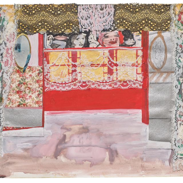 Pauline Boty — Театральный дизайн комнаты Ирмы в фильме Жана Жене "Балкон"