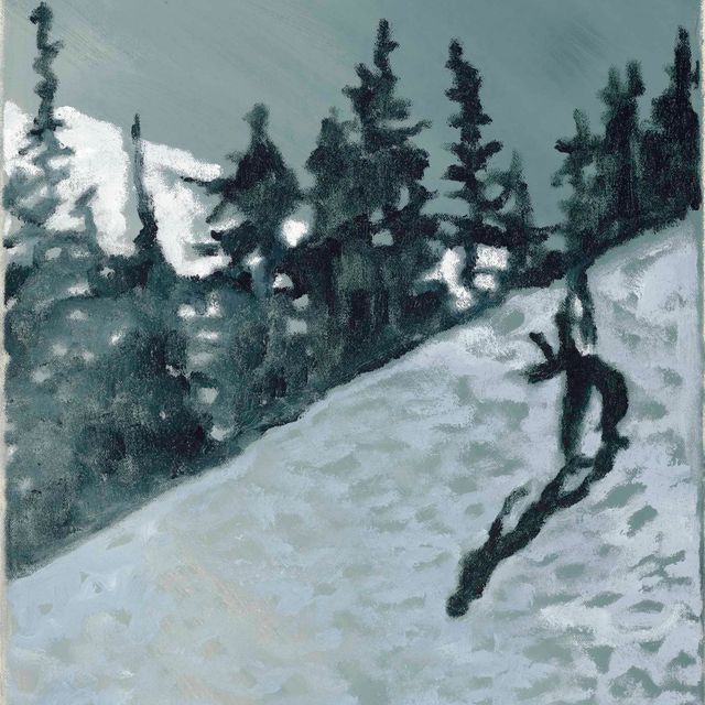 Peter Doig — Сноубордист