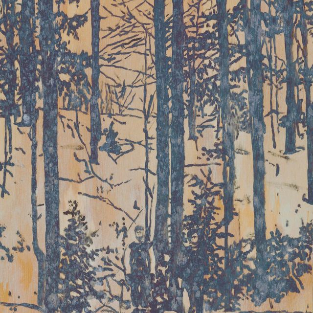 Peter Doig — Фигуры в дереве