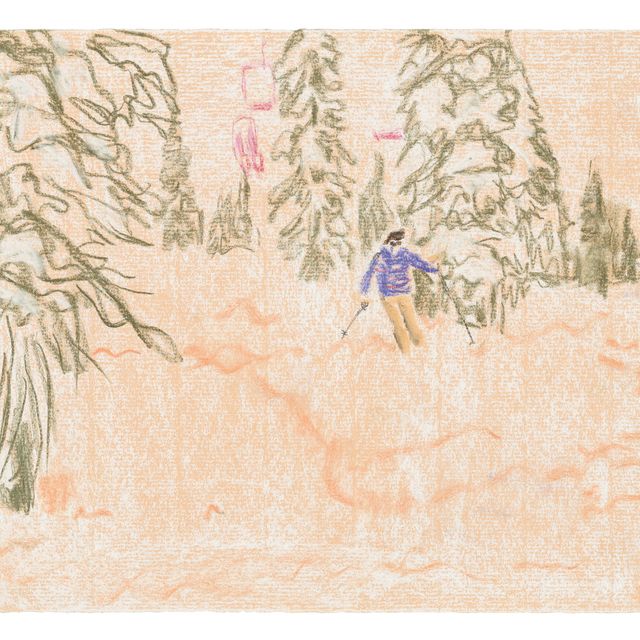 Peter Doig — Учеба в Зимнем парке