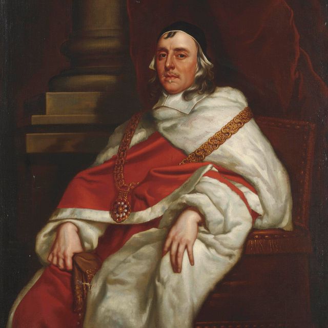 Peter Lely — Портрет сэра Джона Глинна (1602-1666), в три четверти роста, сидящего, в мантии и с цепью лорда-верховного судьи