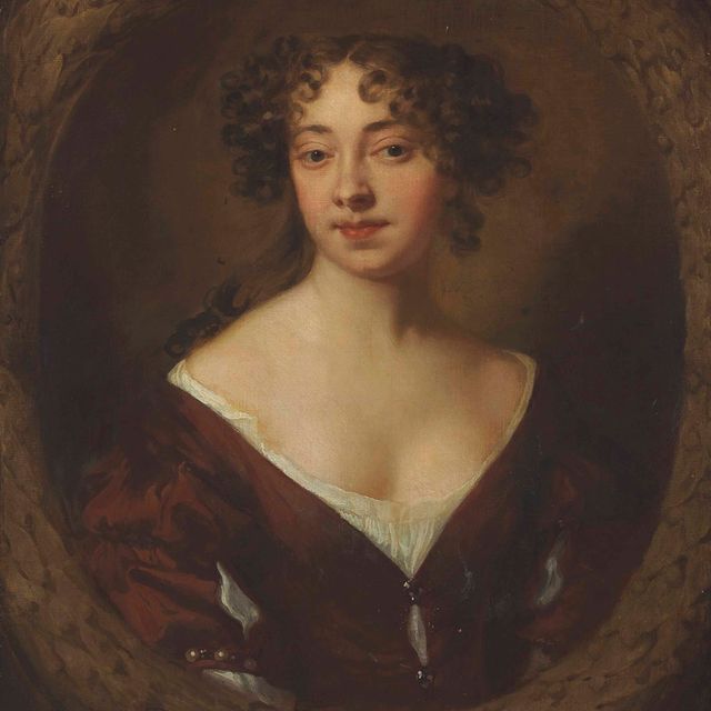 Peter Lely — Портрет леди Энн Дэшвуд, во весь рост, в искусственном венке
