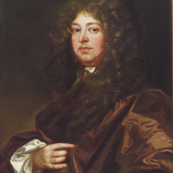Peter Lely — Портрет джентльмена в коричневой мантии
