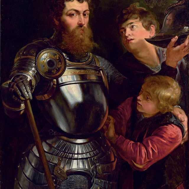 Peter Paul Rubens — Портрет командира в три четверти роста, облаченного в боевую форму