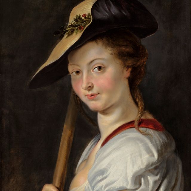 Peter Paul Rubens — Портрет дамы, вероятно, Изабеллы Брант (1591-1626), в образе пастушки