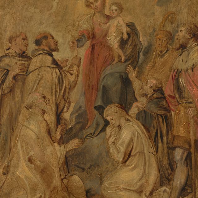 Peter Paul Rubens — Богородица с младенцем из Розария