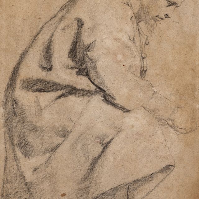 Peter Paul Rubens — Этюд человека Аженуя в профиль