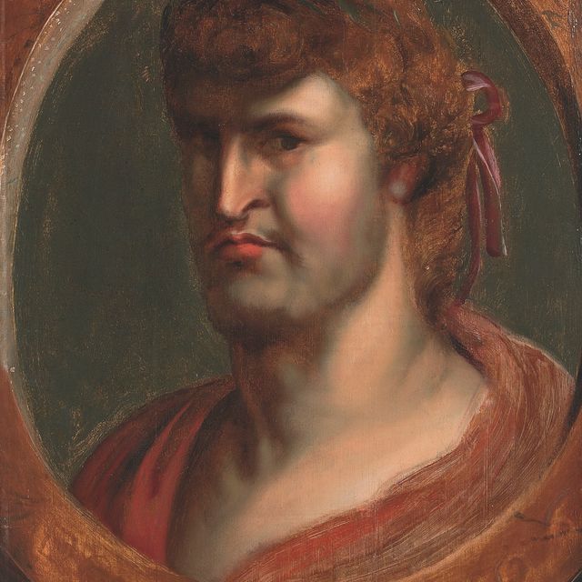 Peter Paul Rubens — Император Нерон, во весь рост, в искусственном мраморном овале
