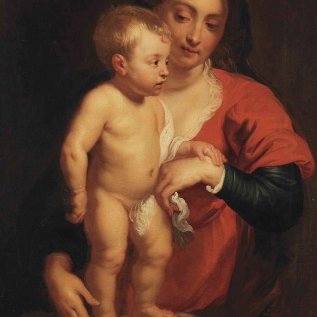 Peter Paul Rubens — Дева Мария с младенцем
