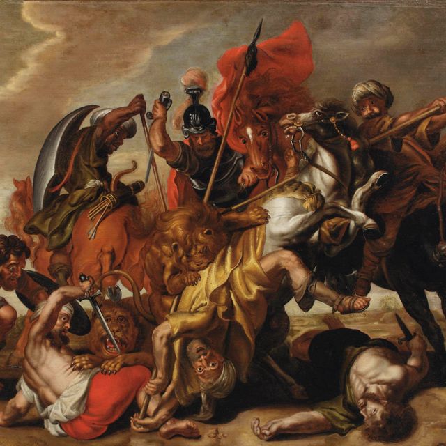 Peter Paul Rubens — Львы охотятся