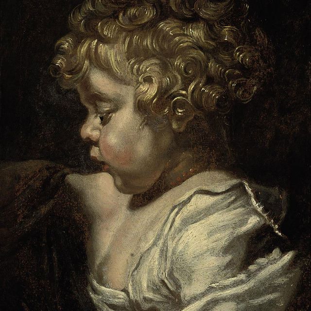 Peter Paul Rubens — Голова ребенка в профиль
