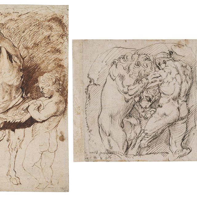 Peter Paul Rubens — Геракл и Немейский лев, в честь античного