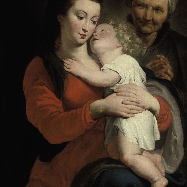 Peter Paul Rubens — Богородица с младенцем и святой Анной