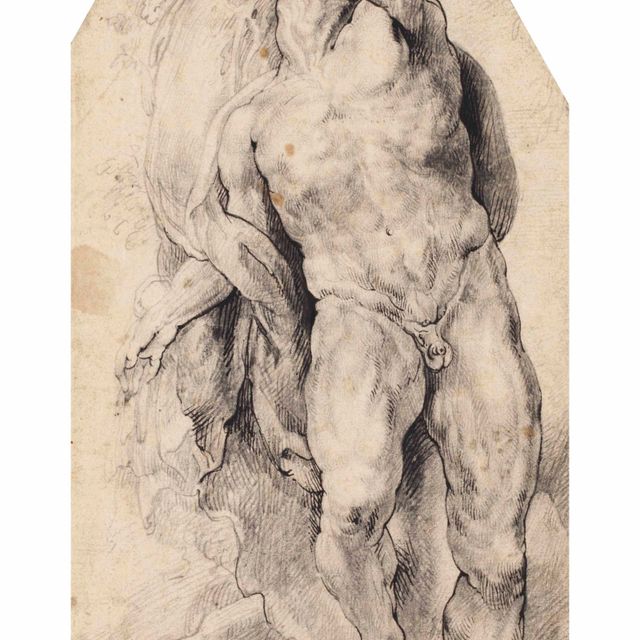 Peter Paul Rubens — Обнаженный мужчина, возможно, Прометей