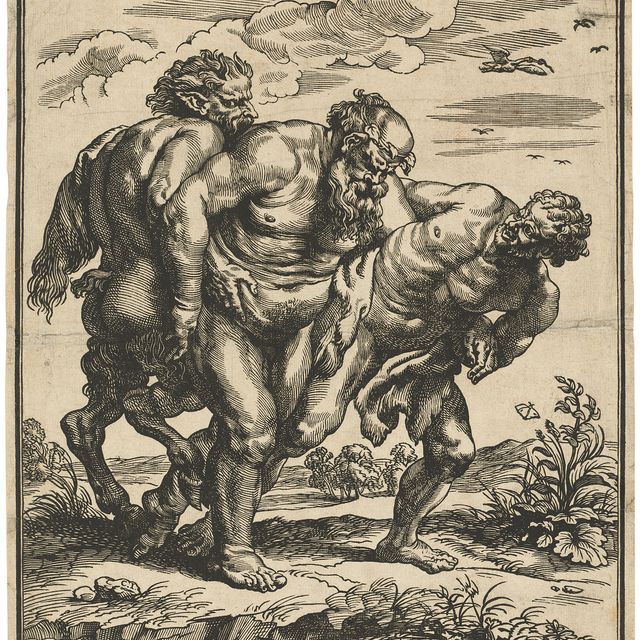Peter Paul Rubens — Силен в сопровождении сатира и фавна
