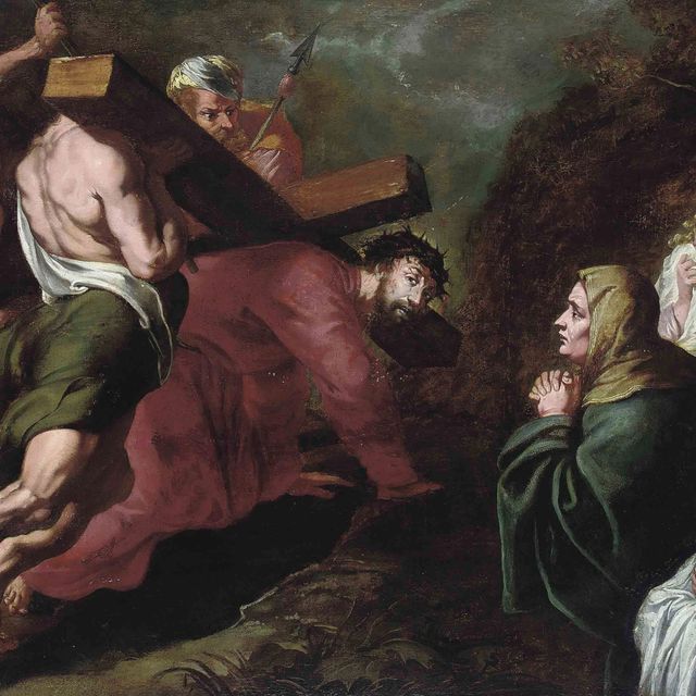 Peter Paul Rubens — Христос на пути к Голгофе и донор