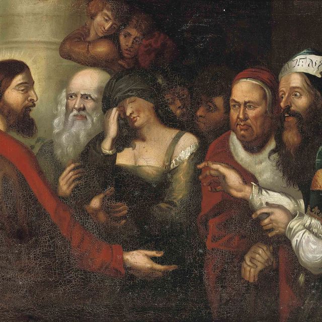 Peter Paul Rubens — Христос и женщина, вовлеченная в прелюбодеяние