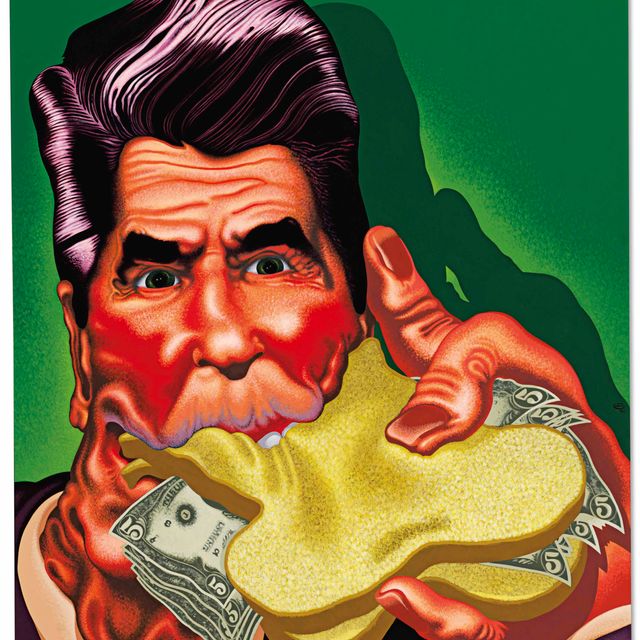 Peter Saul — Рональд Рейган II