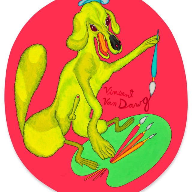 Peter Saul — Винсент Ван Дог