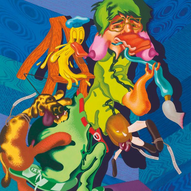 Peter Saul — Без названия (автопортрет)