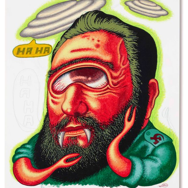 Peter Saul — Фидель Принадлежит Нам