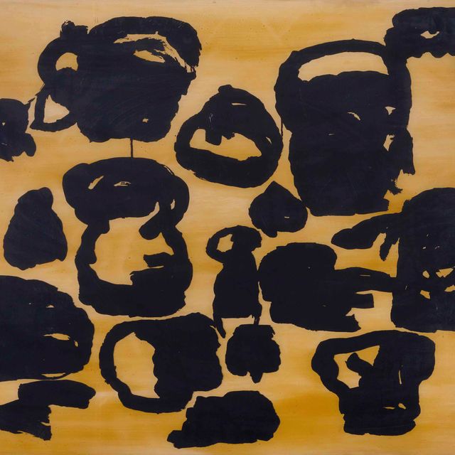 Philip Guston — Август, с четырех часов на оргстекле