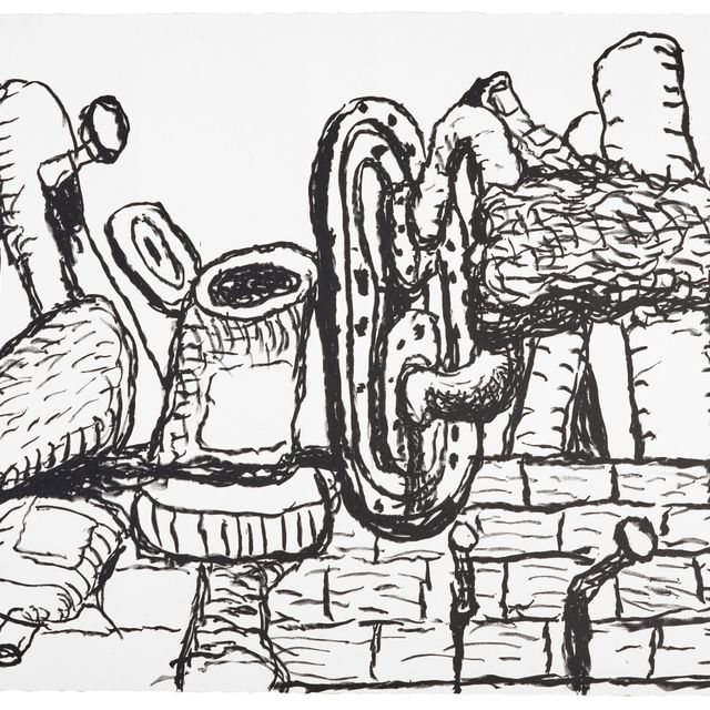 Philip Guston — Сохранились восемь литографий в пользу Фонда современного исполнительского искусства Inc.