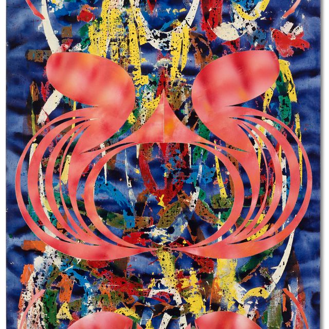 Philip Taaffe — Фигура с выеманными полумесяцами